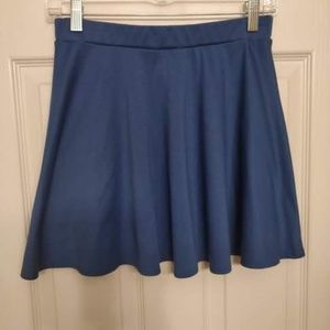 Blue skater skirt